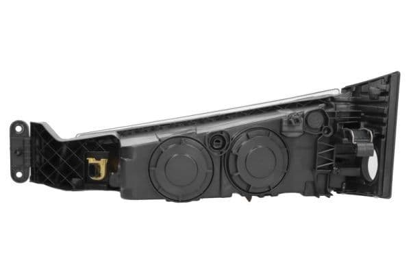 Mistlamp Rechts (H7x2, met gebogen lichten  zilveren frame) 24V past: VOLVO FH II 01.12-