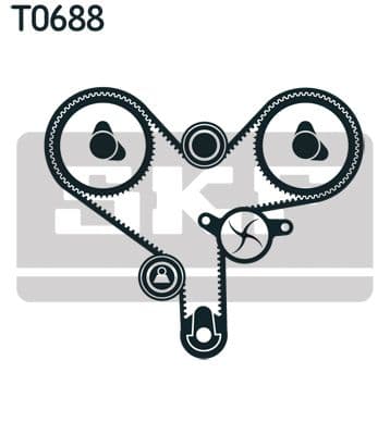 Timing belt set