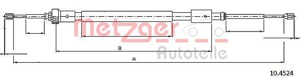 Dwarsstang (L-1510-1565mm) past: MERCEDES ATEGO, ATEGO 2, ATEGO 3 01.98-
