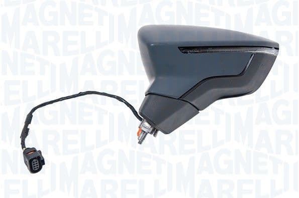 Zijspiegel Rechts (elektrisch, in reliëf, met verwarming, under-coated, elektrisch opklapbaar, met indicator) past: SEAT IBIZA V 6F 06.17-06.21