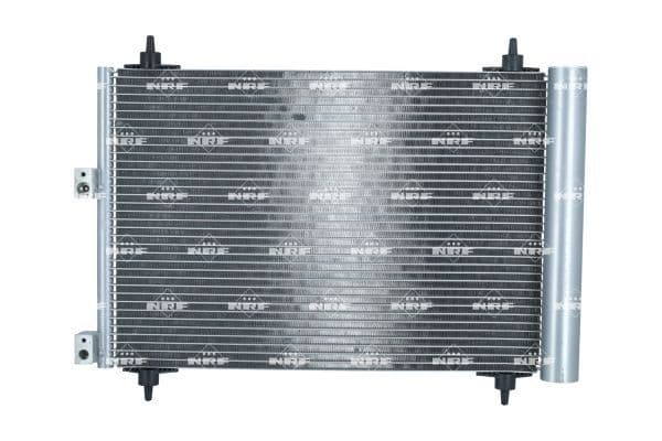 A/C condensator (met droger) past: CITROEN BERLINGO, XSARA PICASSO  PEUGEOT PARTNER, PARTNER ORIGIN 1.6D 05.04-