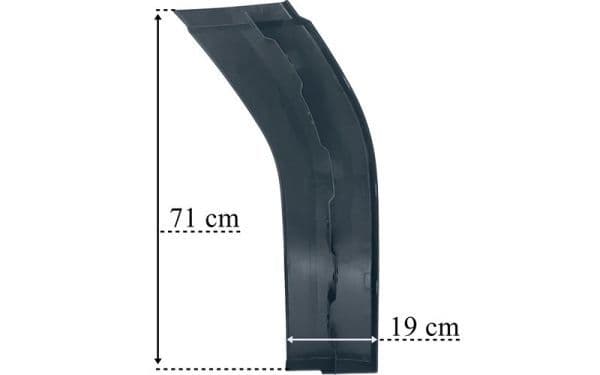 Vleugeldek Rechts (achterste gedeelte) past: SCANIA P II 09.17-