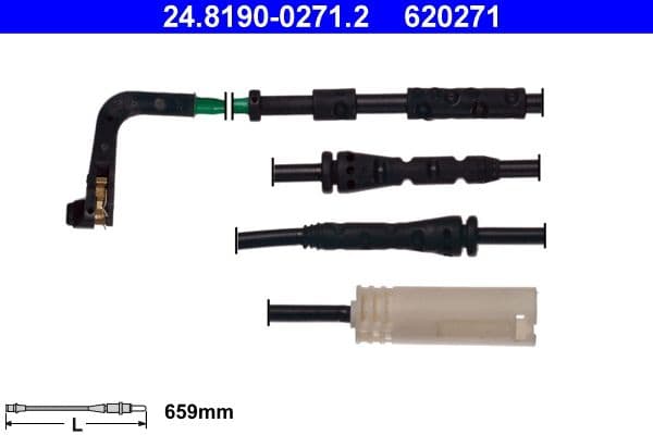 Sensor remblokslijtage Voor past: BMW 1 (E82), 3 (E90), 3 (E92), 3 (E93) 3.0/4.0/4.4 03.07-10.13