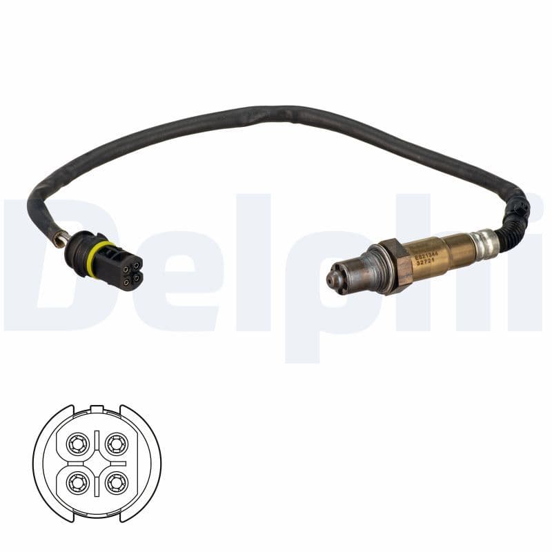 Lambda sonde (471mm) past: SMART CABRIO, CITY-COUPE, CROSSBLADE, FORTWO, ROADSTER 0.6/0.7 07.98-01.07