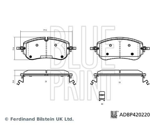 Brake Pad Set, disc brake