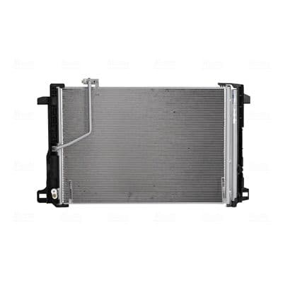 A/C condensator (met droger, (EN) additional fitting elements) past: MERCEDES C (C204), C T-MODEL (S204), C (W204), CLS (C218), CLS SHOOTING BRAKE (X218), E (A207), E (C207) 1.6-6.2 01.07-