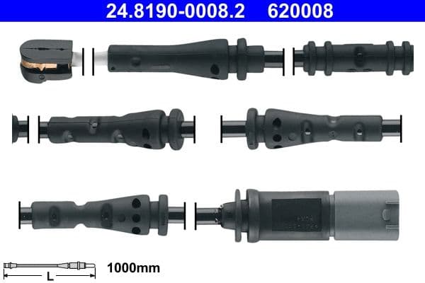 Sensor remblokslijtage Achter past: BMW 5 (F10), 6 (F12), 6 (F13), 6 GRAN COUPE (F06) 4.4 09.11-10.18
