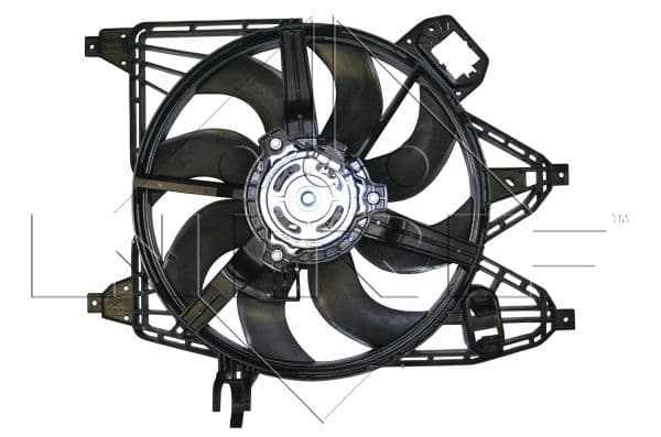 Radiatorventilator (met huisvesting) past: RENAULT KANGOO, KANGOO EXPRESS 1.5D 04.03-