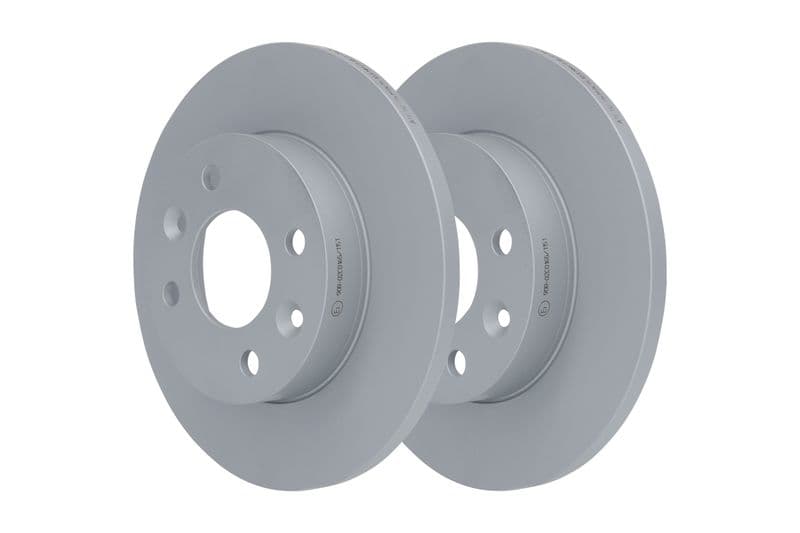 Brake disc Voor Links/Rechts past: DACIA 1410, LOGAN, NOVA, SANDERO  RENAULT 11, 19 I, 19 I CHAMADE, 19 II, 19 II CHAMADE, 21, 9, CLIO I, CLIO II, LOGAN I, MEGANE I 1.0-Electric 09.81-