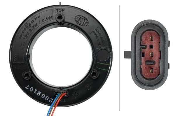 Achterlicht Links/Rechts (LED, 12V, transparant/wit, met stoplicht, parkeerlicht) past: DEUTZ FAHR 5090 C, 5100, 5100 C, 5100 TTV, 5110, 5110 C, 5110 TTV, 5120, 5120 C, 5120 TTV, 5130, 5130 TTV