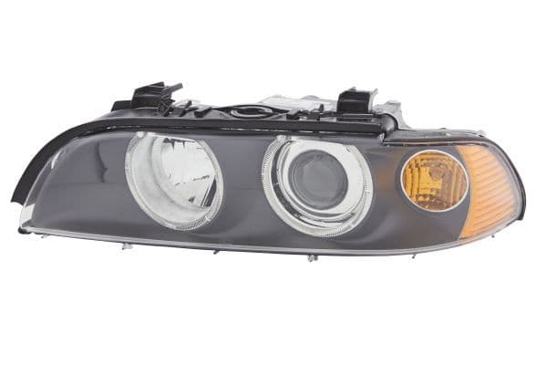 Koplamp Links (H21W/H7/H7, elektrisch, met motor, met gloeilamp) past: BMW 5 E39 11.95-06.03