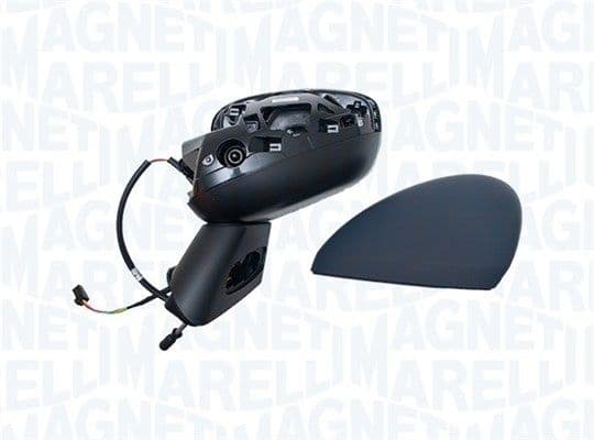 Zijspiegel Rechts (elektrisch, in reliëf, under-coated, met indicator, met temperatuursensor) past: CITROEN C3 II 11.09-12.16