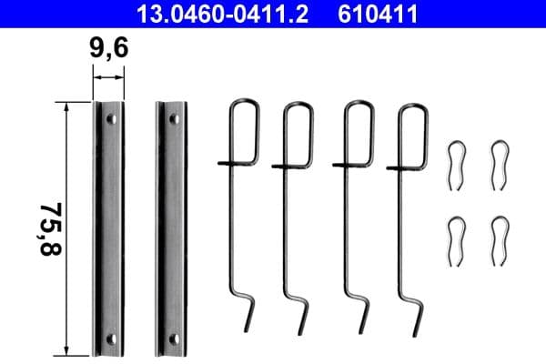Accessory Kit, disc brake pad