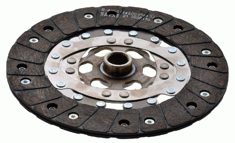Koppelingsplaat/plaat (228mm) volledig profiel past: AUDI A1, A3  SEAT CORDOBA, CORDOBA VARIO, IBIZA II, IBIZA III, IBIZA IV, IBIZA IV SC, IBIZA IV ST, LEON, TOLEDO I, TOLEDO II 1.6D/1.9D 07.95-08.15