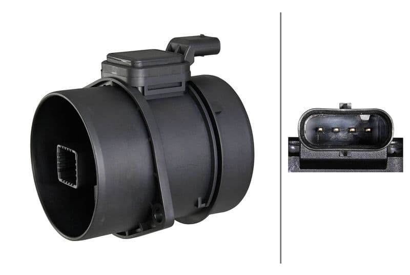 Luchtstroommeter (4 pin, module) past: MERCEDES C (C204), C T-MODEL (S204), C (W204), CLS (C218), CLS SHOOTING BRAKE (X218), E (A207), E (C207), E T-MODEL (S212), E (W212), GLE (W166) 1.8-3.7 09.03-
