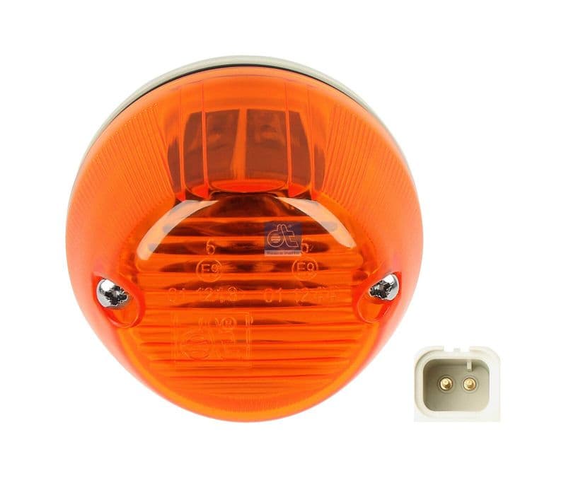 Controlelampje, zijkant Links/Rechts (kleur van het glas: oranje) past: MAN TGA 04.00-
