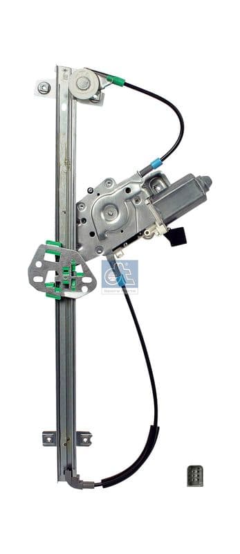 Raamregelaar Voor Links (elektrisch, met motor) past: MERCEDES ATEGO, ATEGO 2, AXOR 01.98-