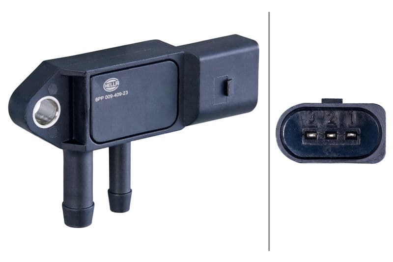 Uitlaatgassen druksensor (aantal pinnen: 3) past: AUDI A3, A4 ALLROAD B8, A4 B7, A4 B8, A5, A6 ALLROAD C6, A6 ALLROAD C7, A6 C6, A6 C7, A7, A8 D4, Q5, Q7, TT  PORSCHE CAYENNE 1.4D-6.0D 01.03-09.18