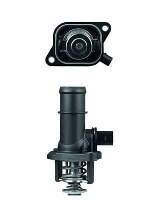 Thermostaat koelsysteem (105°C, in huisvesting) past: AUDI A3  SKODA OCTAVIA I  VW BORA, BORA I, GOLF IV, GOLF V, POLO, POLO III CLASSIC, TOURAN 1.6/2.8 12.95-12.10