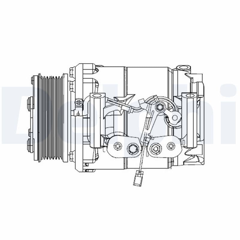 Airconditioning compressor past: HONDA CR-V II 2.0 09.01-03.07