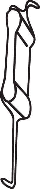 Uitlaatsysteem hanger past: FIAT 127, 128, FIORINO  SEAT FURA  ZASTAVA 101 0.9-1.3D 03.69-01.90