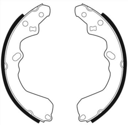 Remschoen past: FORD USA PROBE II  KIA CARENS I, CLARUS  MAZDA 626 IV 1.6-2.5 01.92-05.07