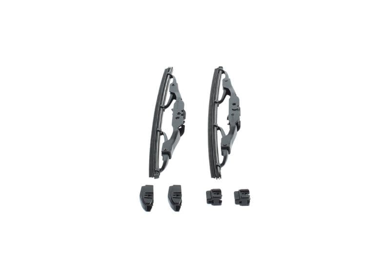 Wisserblad draaibaar Voor (2pcs) 260 Twin 260mm past: CITROEN 2 CV  LAND ROVER 88/109 MK III  TRABANT 1.1, 1.1 TRAMP, 1.1 UNIVERSAL, P 601, P 601 TRAMP, P 601 UNIVERSAL  VW GARBUS 01.60-12.91