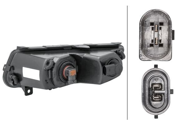 Mistlamp Voor Rechts (H8/P21W, BlueGTI/GTI/R-LINE) past: VW POLO V 6C, POLO V 6R 06.09-09.17