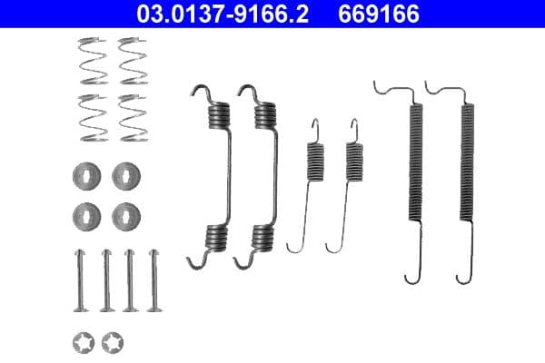Accessory Kit, brake shoes