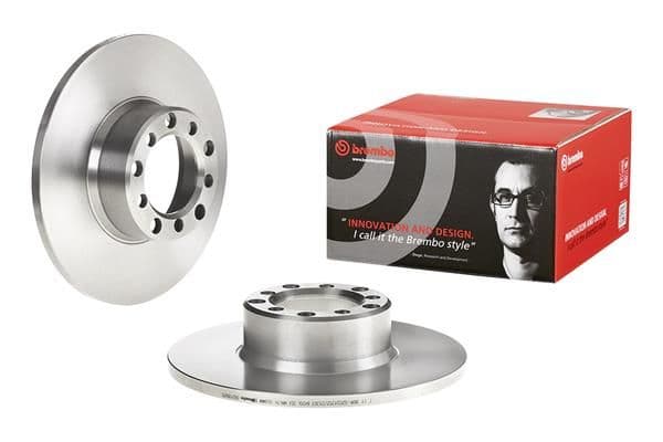 Brake disc Voor Links/Rechts past: MERCEDES /8 (W114), /8 (W115), 123 (C123), 123 (W123), 123 T-MODEL (S123) 2.0-3.0D 01.68-12.85
