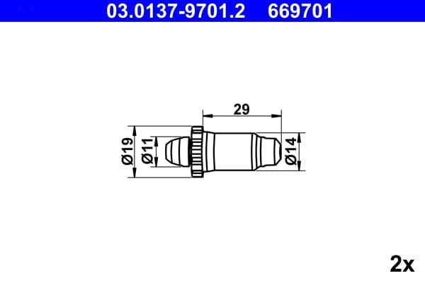 Remschoen zelfsteller past: BMW 1 (E81), 1 (E82), 1 (E87), 1 (E88), 1 (F20), 1 (F21), 2 (F22, F87), 2 (F23), 3 (E46), 3 (E90), 3 (E91), 3 (E92), 3 (E93), 3 (F30, F80), 3 (F31) 1.5-3.0 06.89-06.21