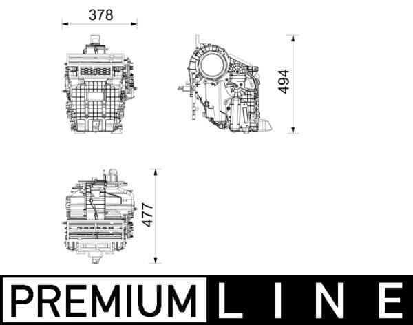 Airconditioning verdamper past: PEUGEOT 208 II Electric 06.19-